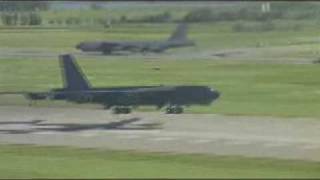 B52 MITO departure Minot AFB ND [upl. by Xanthe309]