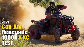 2021 Can Am Renegade 1000R X XC Test Review [upl. by Lizzy40]