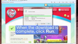 Help Tutorial  How to Install amp Play a PopCap Game [upl. by Tristis468]