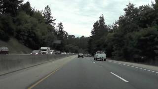 CA Highway 17 South San Jose to Santa Cruz [upl. by Hobey]