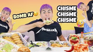 SABROSO AF CEVICHE AND EMPANADA MUKBANG  Louies Life [upl. by Flieger]