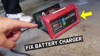 HARBOR FREIGHT TOOLS BATTERY CHARGER NOT WORKING HOW TO REPAIR CHICAGO TOOLS CENTECH [upl. by Penthea]