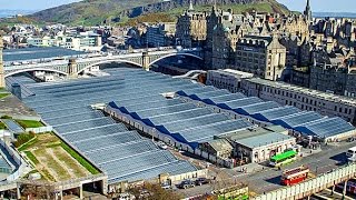 A Walk Around Waverley Railway Station Edinburgh Scotland [upl. by Glaab964]