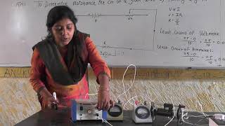 TO DETERMINE RESISTANCE OF A GIVEN WIRE BY PLOTTING GRAPH FOR POTENTIAL DIFFERENCE VS CURRENT [upl. by Euqinobe]