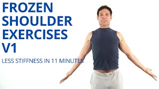 Frozen Shoulder Exercises V1  Adhesive Capsulitis  Calcific Tendonitis  Shoulder Stiffness [upl. by Atnoed]