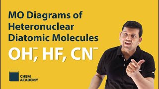 MO Diagrams of Heteronuclear Diatomic Molecules  PART1  OHHF CN  by Ved Sir  Chem Academy [upl. by Gershom]