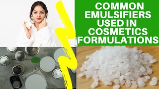 BEST EMULSIFIERS USED IN SKINCARE amp COSMETICS FORMULATIONS Common Emulsifiers For Lotion amp Cream [upl. by Calabrese]