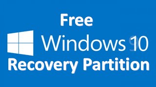 Create A Windows 10 Bootable Recovery Partition [upl. by Missie]