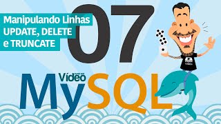 Curso MySQL 07  Manipulando Linhas UPDATE DELETE e TRUNCATE [upl. by Enaxor]