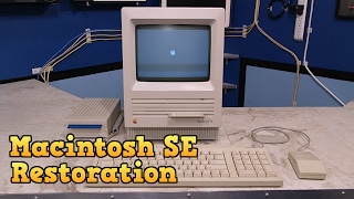 Macintosh SE Restoration and SD2SCSI upgrade [upl. by Garald]