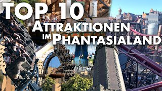 TOP 10 Fahrgeschäfte im Phantasialand 2025 🇩🇪 [upl. by Niatirb]