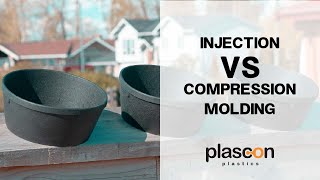 Compression Molding Vs Injection Molding  Plastic Molding [upl. by Jens]