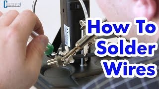 How to Solder Wires  Make amp Repair Cables [upl. by Akeimat]