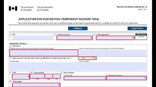 How to Complete IMM 5257Canada Visa Application [upl. by Alicirp965]