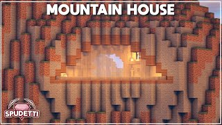 Minecraft How to Build a Mountain House Tutorial 2020 [upl. by Madra]