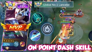 LANCELOT FASTHAND DASH SKILL TOP GLOBAL LANCELOT SOLO RANKED  MOBILE LEGENDS [upl. by Namrehs]