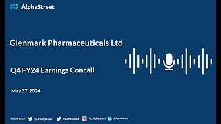 Glenmark Pharmaceuticals Ltd Q4 FY202324 Earnings Conference Call [upl. by Alleda]