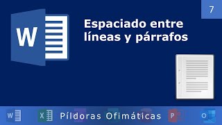 ESPACIADO entre líneas y párrafos de texto en Word [upl. by Blankenship]