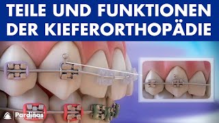 Kieferorthopädie – Teile und Funktionen der Zahnspange © [upl. by Niamrej]