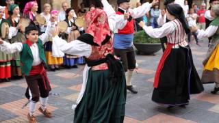 Asturian traditional folk dance  Áviles Asturias Spain [upl. by Devy]