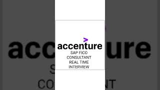 SAP FICO Consultant Accenture Interview Questions [upl. by Nylavad]