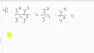 Quotient Rule for Exponents [upl. by Solim985]