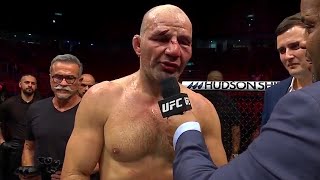 Glover Teixeira Octagon Interview  UFC 283  RETIREMENT FIGHT [upl. by Norahs]