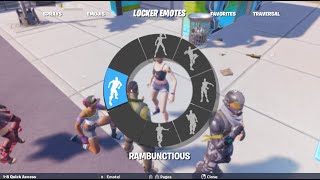 Acting Like A Default Then Doing The RAREST EMOTES In Fortnite [upl. by Utica]