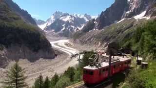 Montenvers train amp Mer de Glace  Chamonix All Year [upl. by Annaiviv]