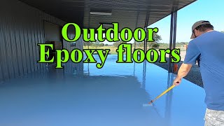 How to do OUTDOOR epoxy floors [upl. by Ryan]