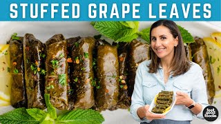 BEST Lebanese Stuffed Grape Leaves [upl. by Esir]