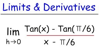 Limits and Derivatives [upl. by Adnauq]