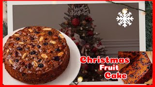 Christmas plum cake recipe with rum  Easy rich fruit cake recipe  SONALI’S KITCHEN [upl. by Aldin36]