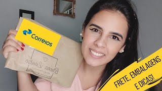 CORREIOS  COMO ENVIAR AS PEÇAS  FRETE EMBALAGENS E DICAS [upl. by Aicilic]