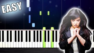 Indila  Dernière Danse  EASY Piano Tutorial by PlutaX [upl. by Lohman]