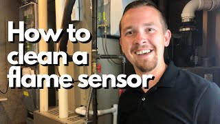 Furnace Starts then Stops  How To Clean a Flame Sensor and Why [upl. by Jain]