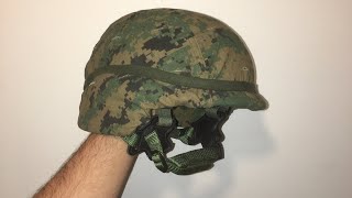 USMC lwh Lightweight Helmet [upl. by Esaertal]