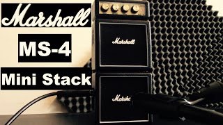 Marshall MS4 Mini Stack Amp Review [upl. by Haidabez]