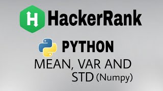 Mean Var and Std  Hackerrank Python Solution  English Explanation [upl. by Idona]