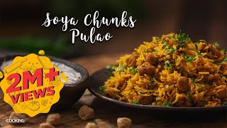 Soya Chunks Pulao  Pulao Recipes  One Pot Recipes  Lunch Box Recipes  Rice Recipes [upl. by Linzy652]