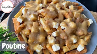 Classic Canadian Poutine From Scratch  Juhys Kitchen [upl. by Schroth]