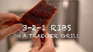 How to Smoke 321 RIBS on a TRAEGER GRILL complete breakdown [upl. by Ardien]