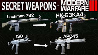 Hidden Weapons in MW3 [upl. by Vandervelde]