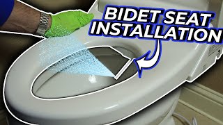 How To Install A Bidet Toilet Seat  DIY Plumbing [upl. by Reseda]