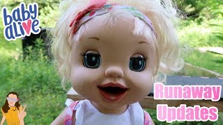 Baby Alive Emmas Runaway Vlog  Kelli Maple [upl. by Lauder801]