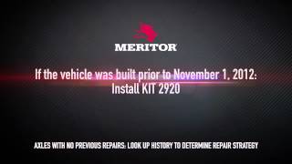 Meritor 14X Drive Axle Maintenance Video [upl. by Ervin]