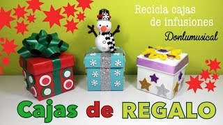 Cajas de regalo originales Manualidades fáciles de Navidad [upl. by Nnaeel]