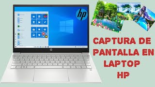 como hacer capturas de pantalla en laptop HP [upl. by Afinom381]