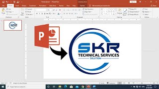 Logo Design Tutorial in PowerPoint  How to make Logo in PowerPoint  Text logo design in PowerPoint [upl. by Nerin]