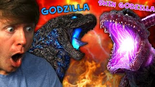 SHIN GODZILLA vs GODZILLA 2014 the REAL FIGHT [upl. by Nyrroc]